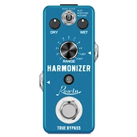 Pedal Harmonizador de guitarra Rowin Digital 44.1K 32bit pedales de efecto de paso Harmony Pitch Shift Detune LEF-3807