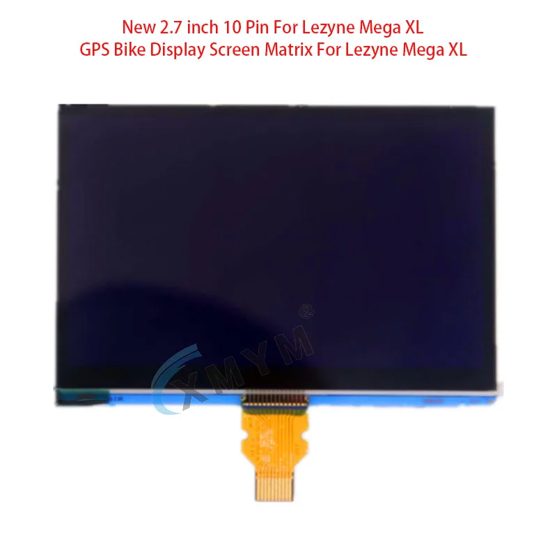 New 2.7 inch 10 Pin For Lezyne Mega XL GPS Bike Display Screen Matrix For Lezyne Mega XL