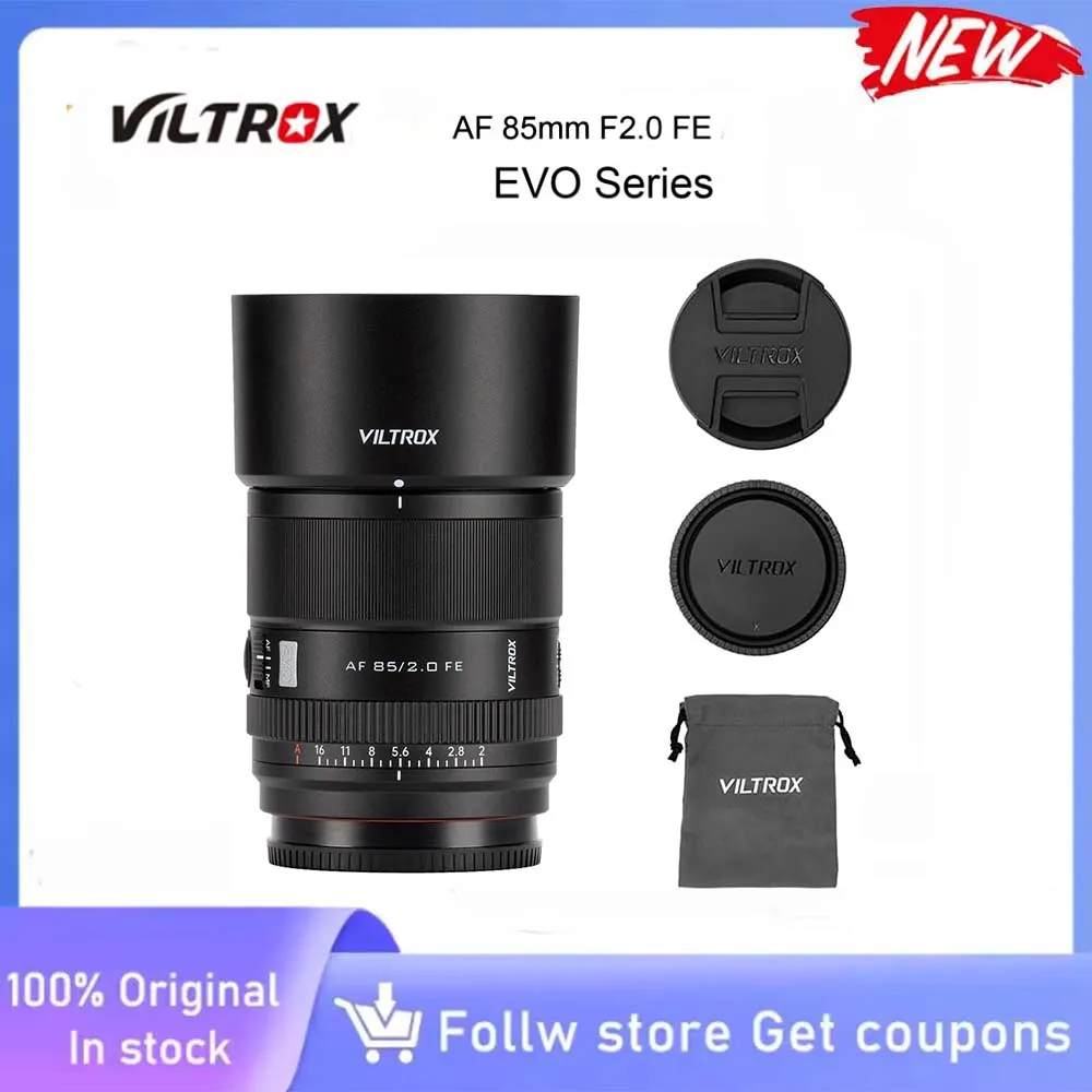 

VILTROX AF 85mm F2.0 EVO Full Frame Autofocus Large Aperture Camera Lens for Sony E Nikon Z Mount A7IV A7C ZV-E1 FX3 A9III