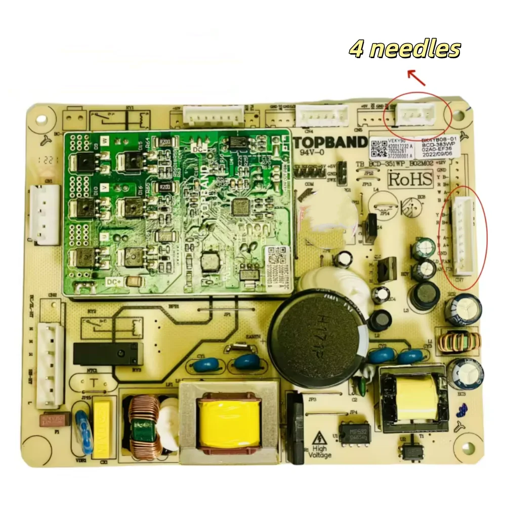 تستخدم للوحة طاقة الثلاجة كونكا BCD-383WP لوحة التحكم الرئيسية VEKY90 لوحة للقيادة BK4YB08-01 لوحة الكمبيوتر