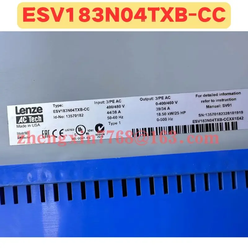 Gebrauchter Frequenzumrichter ESV183N04TXB-CC Normale Funktion getestet OK