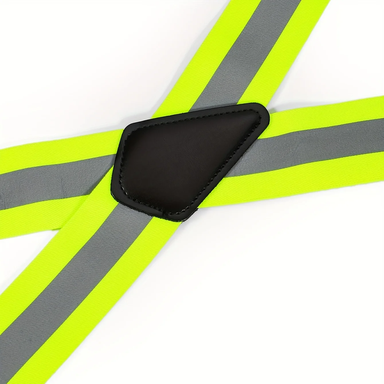 Cinto masculino em forma de X com quatro fivelas, alta elasticidade e suspensórios ajustáveis