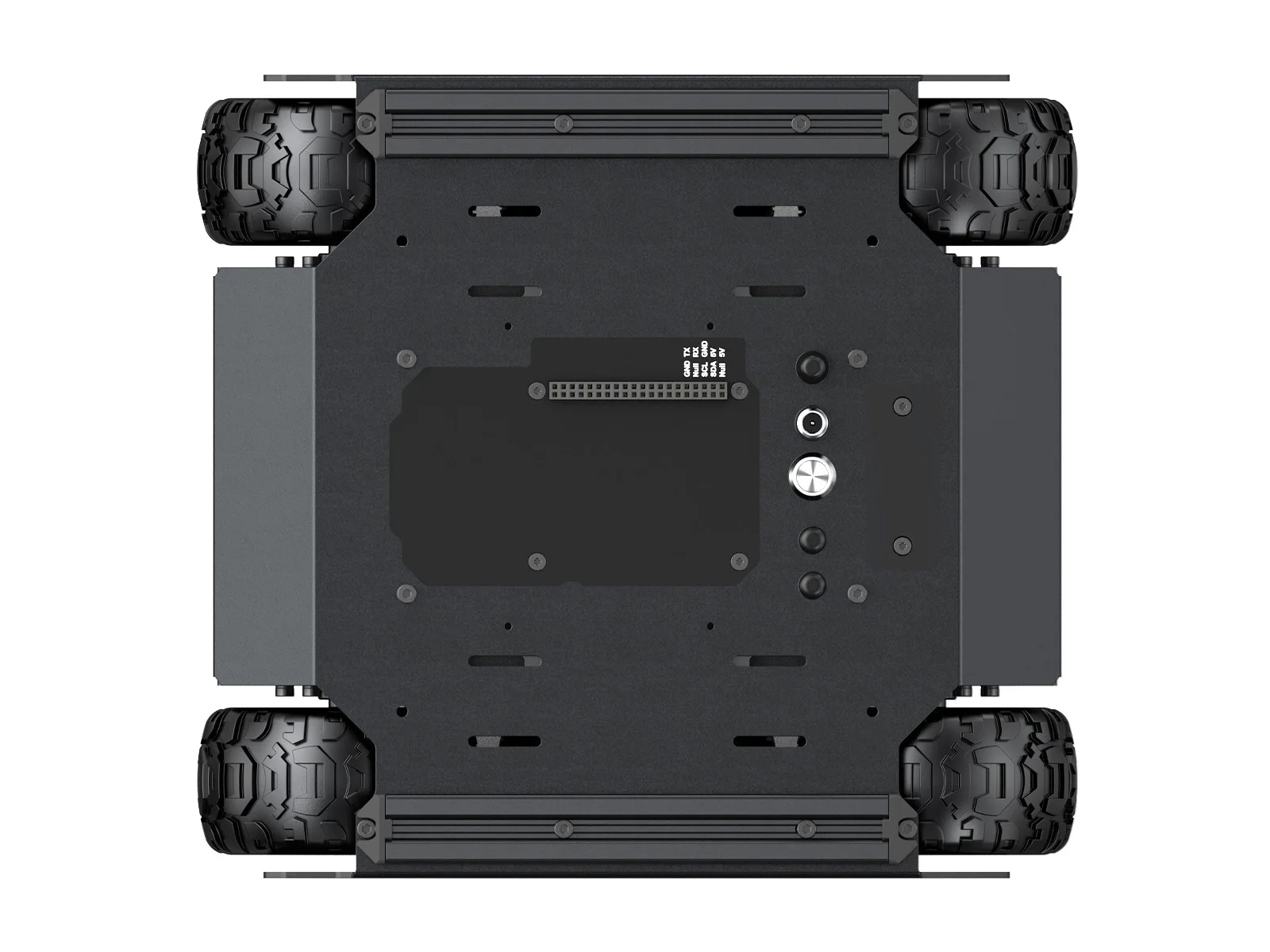 Suporte flexível e expansível a vários hosts, UGV02, 6x4, UGV Off-Road, Extension Rails, ESP32, Slave, Compute