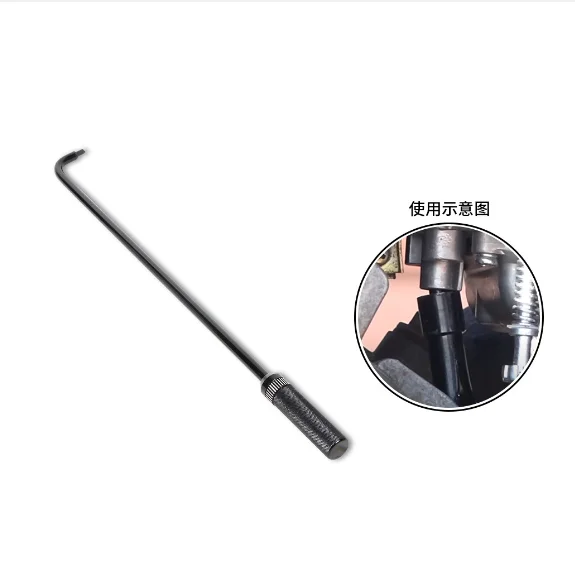 

16.34in Carburetor Pilot Screw Adjusting Tool 110° Angled Head Metal Universal for ATV UTV Snowmobile Carburetor Adjusting Tool