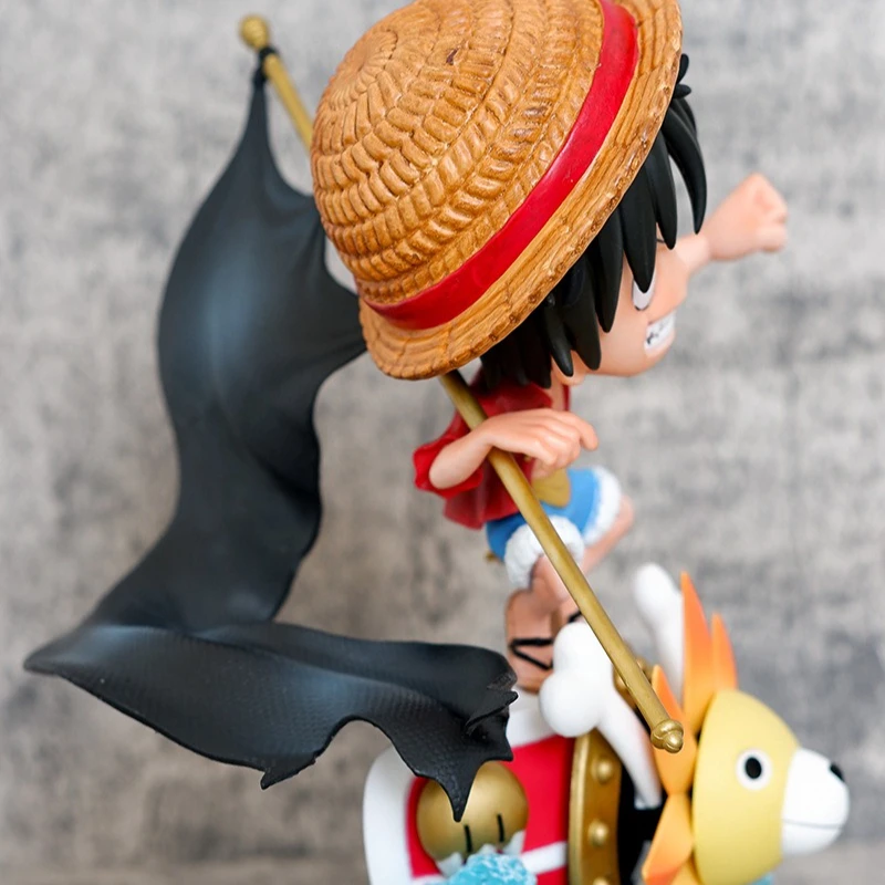 22 cm Neue EIN STÜCK Anime Figur Affe D. Luffy Peripherie PVC Nette Modell Statue Desktop Dekoration Ornamente Geburtstag Geschenk Spielzeug