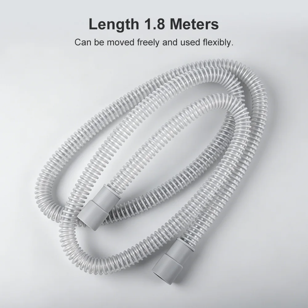 

Трубка для CPAP 1,8 м, 15 мм, совместимая с аппаратом ИВЛ AirMini, шланг для респиратора, против храпа и апноэ, сменный шланг для CPAP, аксессуары