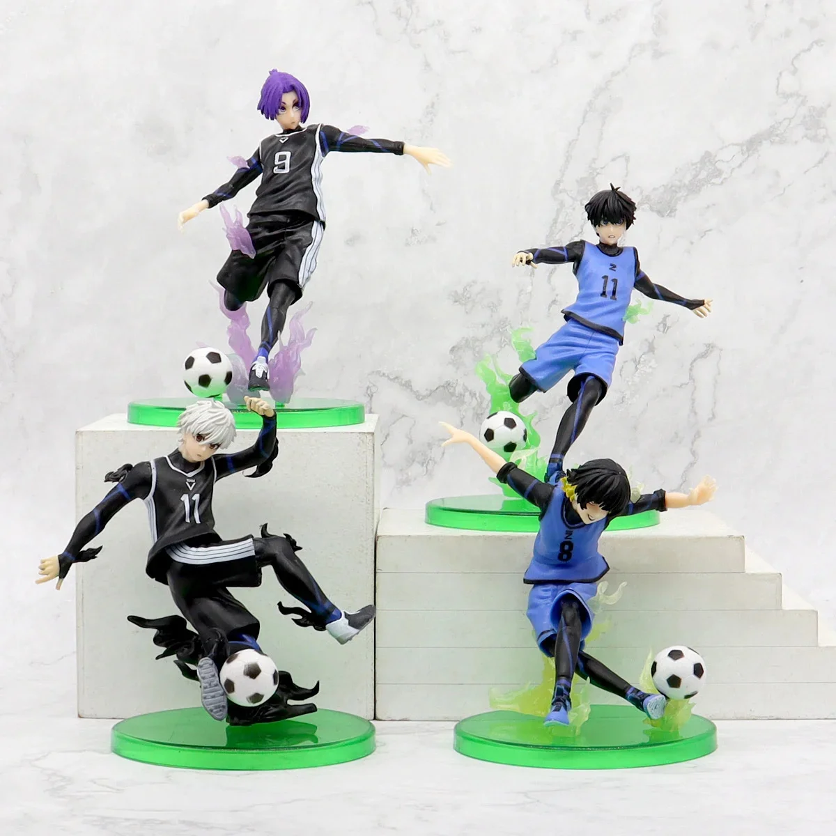 BLUE LOCK Anime Figures Doll Isagi Yoichi Nagi Seishiro Bachira Meguru Mikage Reo Action Figure Model Toys for Children Gift