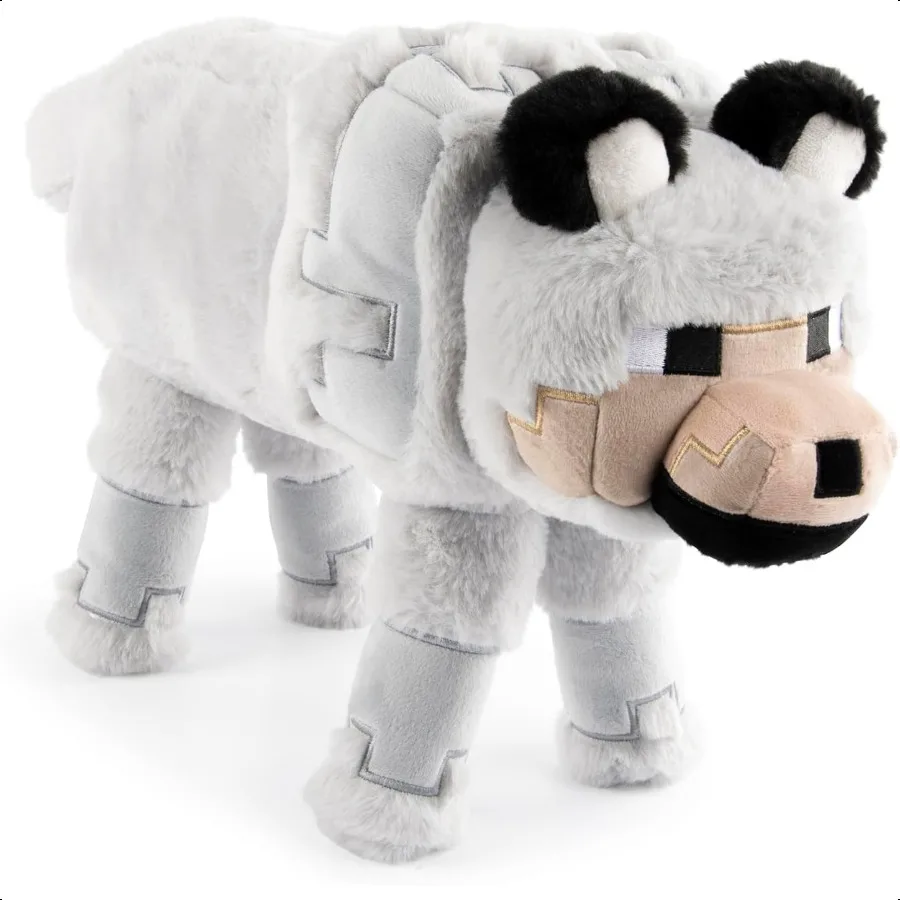 

Jay Franco Plush Pillow Buddy Soft Plushie Stuffed Pillow 19 Inches Gray Wolf