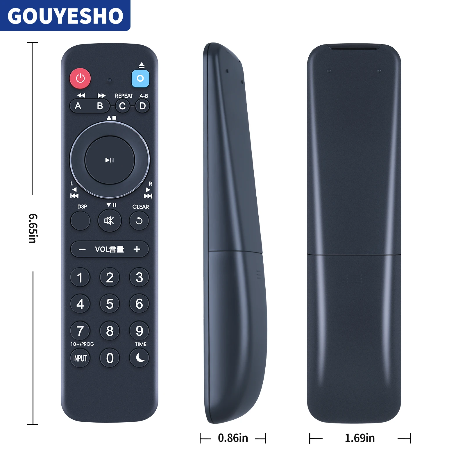 New Remote Control for Yamaha Bookshelf CD Receiver CRX-330 WQ45460 MCR-330 MCR-230