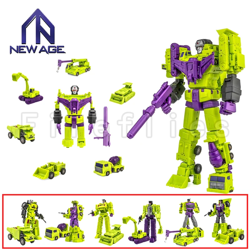 

25cm NEWAGE NA Transformation Robot Action Figure Hephaestus Set A B C D Anime Model Toy For Gift