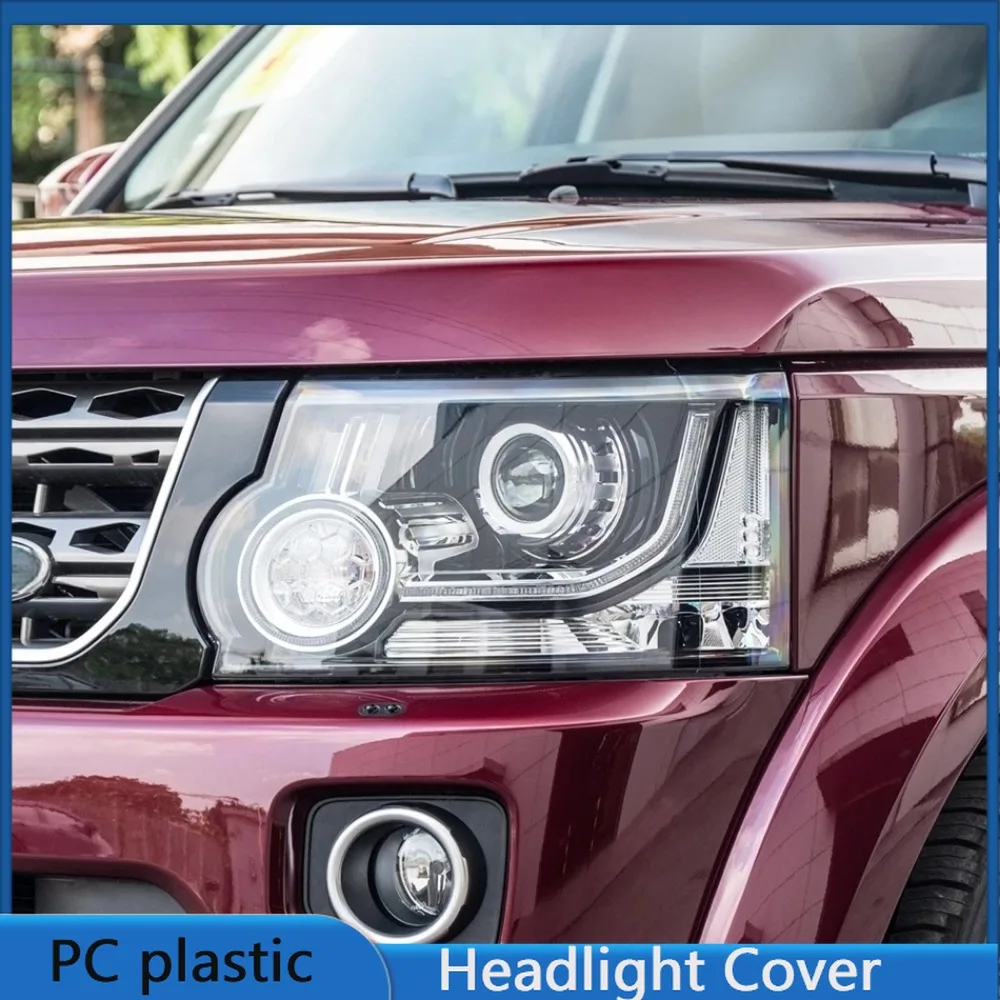 

For Land Rover Discovery 4 LR4 2014-2016 Front Headlight Cover Transparent Lampshade Headlamp Lens Shell Body Kit Accessories