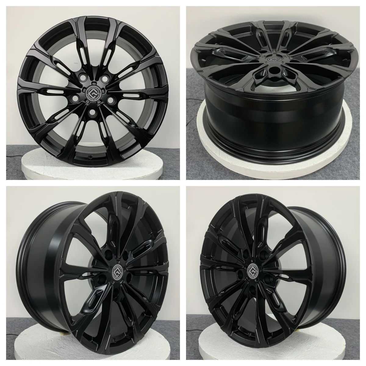 Factory Direct Custom Forged Rims Size 20x9.5 PCD 5x150 offset +35 Matte Black Custom Alloy Concave Forged Rims