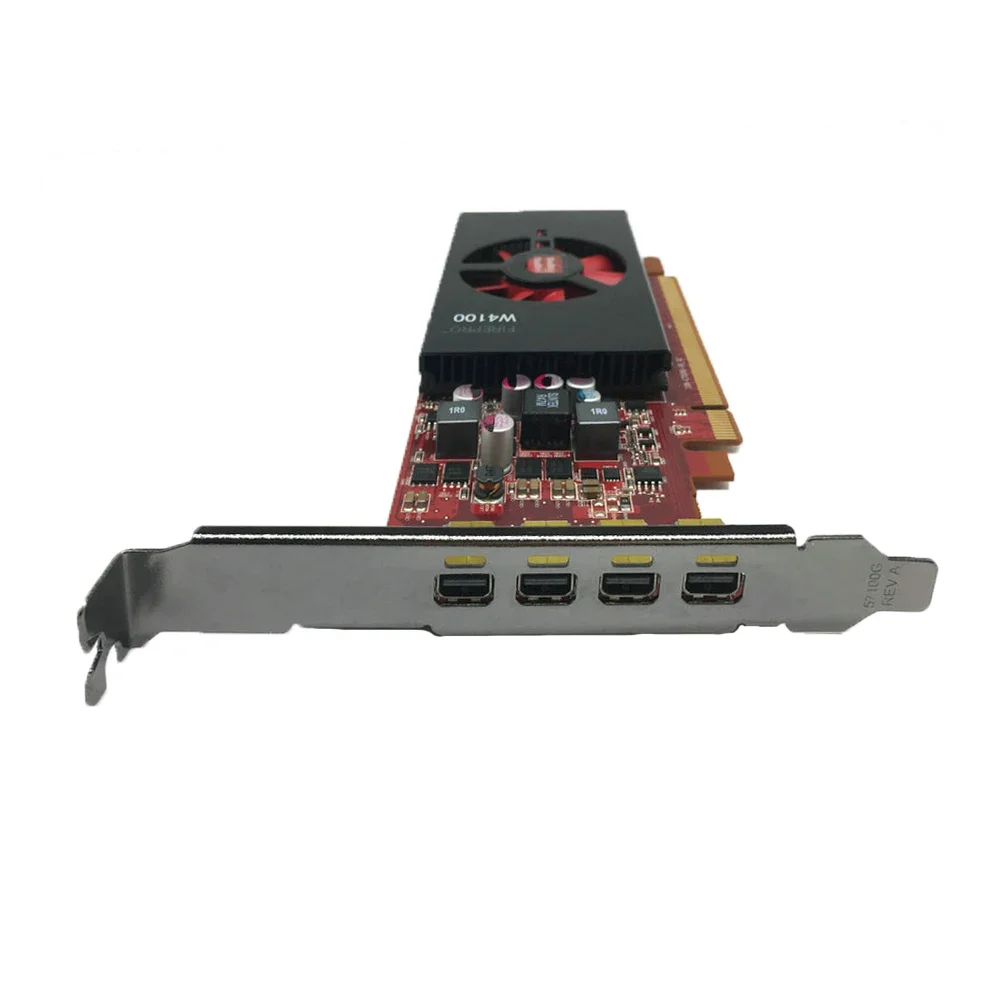 Imagem -02 - Multi-tela Placa Gráfica 4-screen Split-screen Negociação de Estoque Monitoramento e Desenho de Tela Dividida Cartão W4100 2gb Profissional