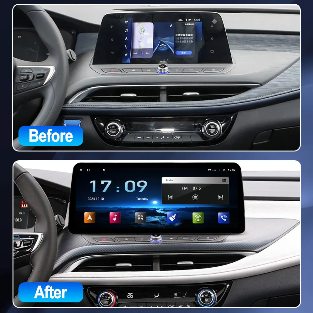 Android 13 Car Radio Carplay Auto For Buick Velite 6 2019-2022 Multimedia Stereo 360 Camera Navi GPS Video AI Voice Intelligent