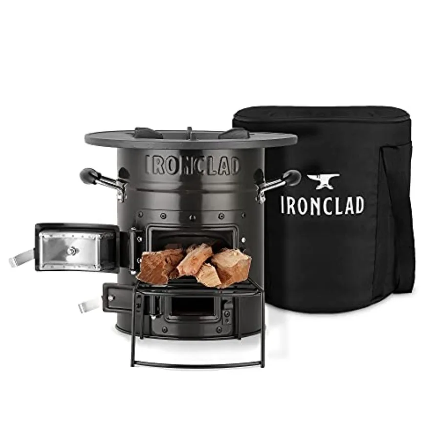 Rocket Stove Portable Wood Burning Camping Stove for Emergency Preparedness and Survival Situations Ideal for Off-Grid Living a