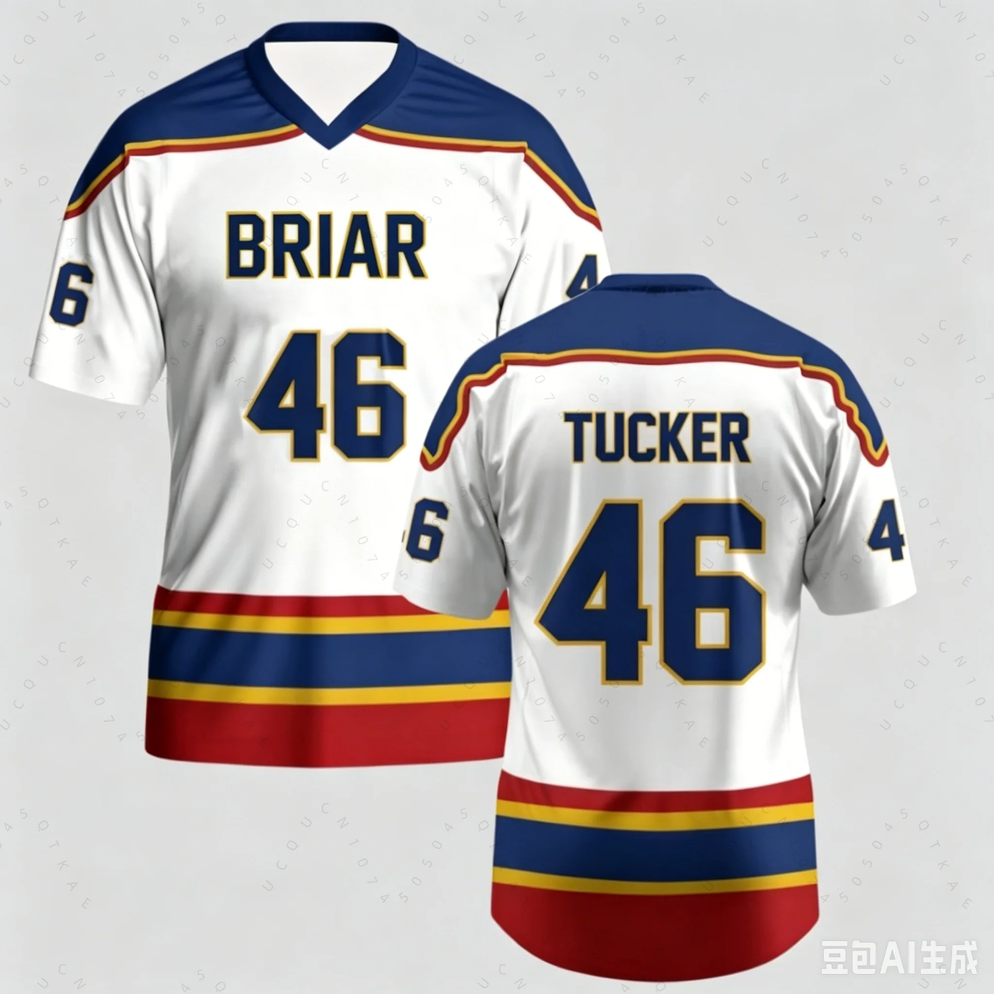 Briar University Hawks T-SHirt Garrett Graham Jersey Inspired T-Shirts Off Campus TV Series shorts Tee Ice Hockey Uniform Style