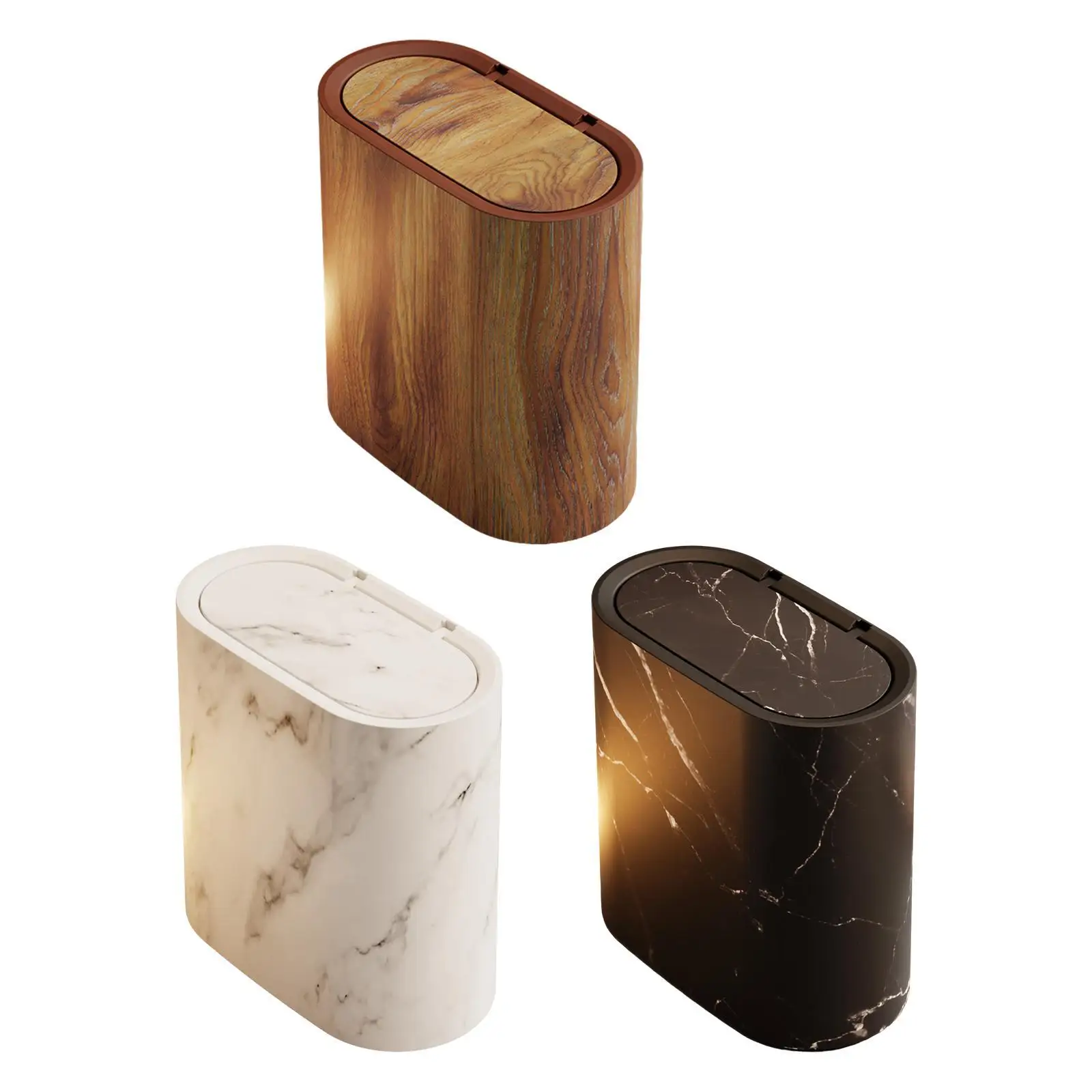 

Kitchen Trash Can Garbage Can Recycling Rubbish Basket Garbage Waste Bin Narrow