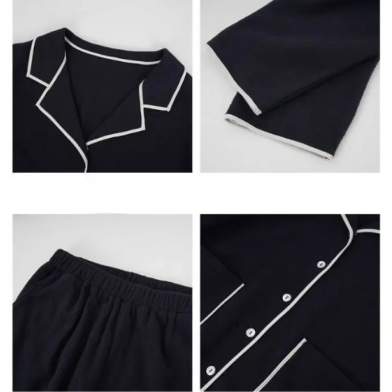 2024 Extra Large Women Loungewear Plush Thicken Sleepwear Winter Antumn New Homewear High Waisted Pants Long Sleeved Pajama Set