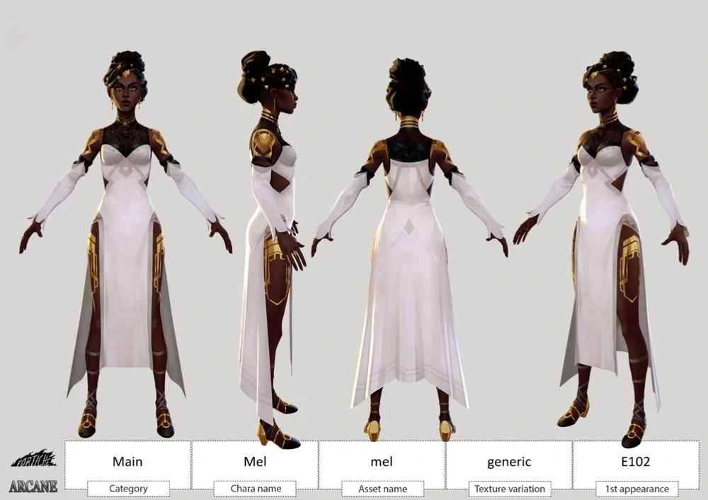 Irelia H Store Custom size/made Mell Medrana from Arcane Leag of Legend Cosplay Costume dress female image 2