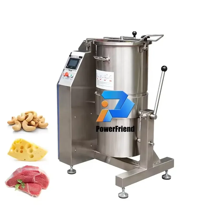 Commercial 60 Liter Food Processing Blender Cheese Homogenizer 11kw Adjustable Speed for Hummus Sausage Meat Conditioner NEW