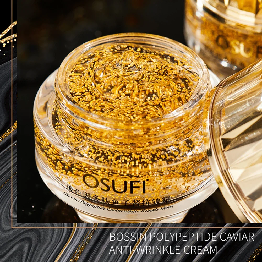 OSUFI Bosein Polypeptide Caviar Wrinkles Cream Beauty For Face Care Reduces Fine Lines Facial Moisturizing Face Cream Skin Care