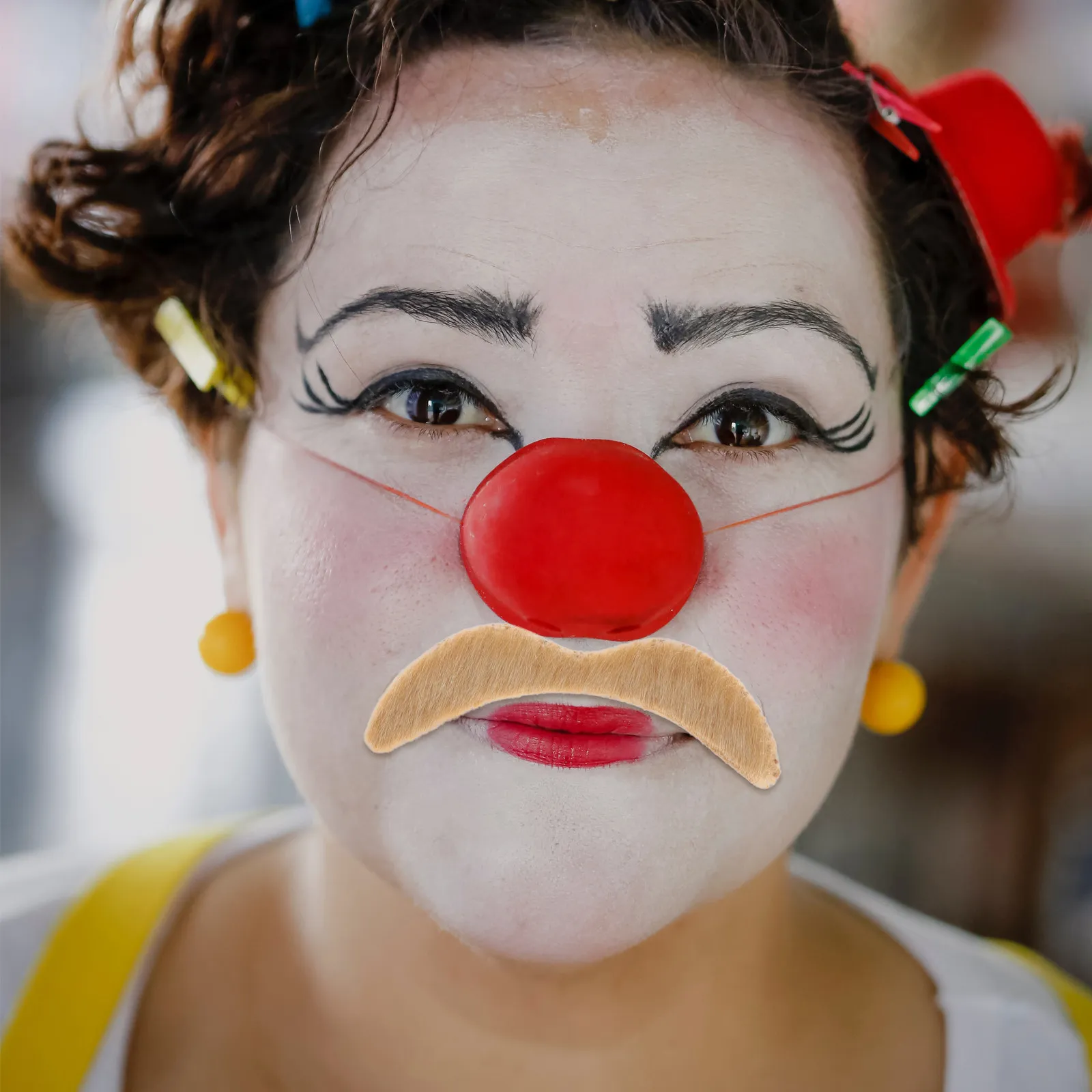 

30Pcs Fake Beard Cosplay Props Creative Performance Costume Party Decoration Self Adhesive Halloween Beard Set