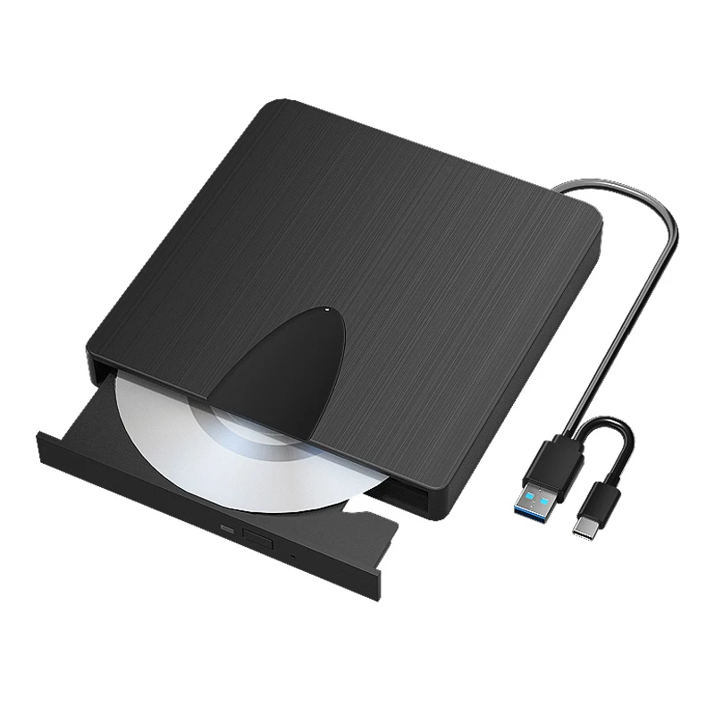 External CD DVD +/-RW Burner USB 3.0 Type-C DVD/CD ROM Reader Reader Lightweight DVD Player Drive For PC Laptop Desktop