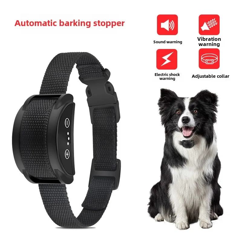 Automatic Bark Stop Device for Small and Medium-sized Dogs, Anti Barking Device, Bark Stop Device, Dog Training Device Supplies