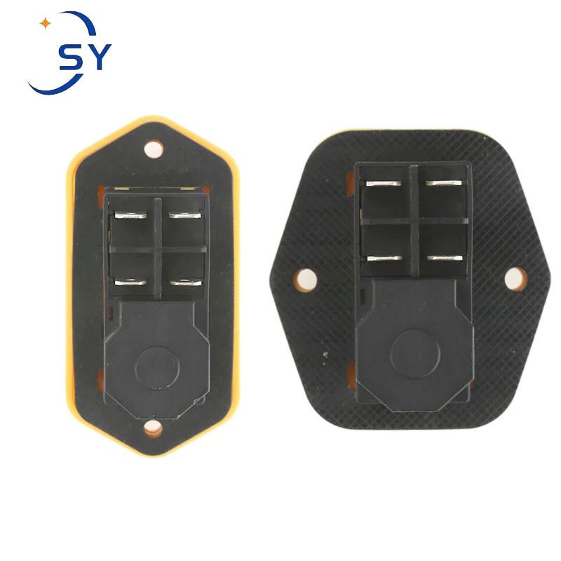 Electromagnetic Switch YH02-A Diamond-Shaped AC220V 16A Electromagnetic Start Button Machine Tool Accessories 4PIN 5PIN