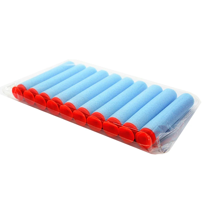 50 PCS Soft Toy Gun Bullet For Nerf Series Blasters Sucker Suction Cup Refill Darts Round Head Toy Rifle Gun Accessories