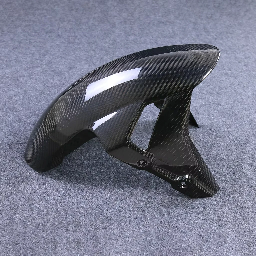 Real Carbon Fiber Motorcycle Front Fender Mudguard Guard For BMW F900R F900XR S1000RR 2021 - 2025 S1000XR S1000R HP4 Accessories