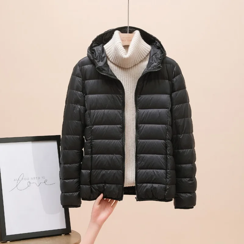 Frauen kleidung Ultra Licht Unten Jacke weibliche Herbst Winter Warme Mantel Leichte Warme Jacken Weibliche Mit Kapuze Parka