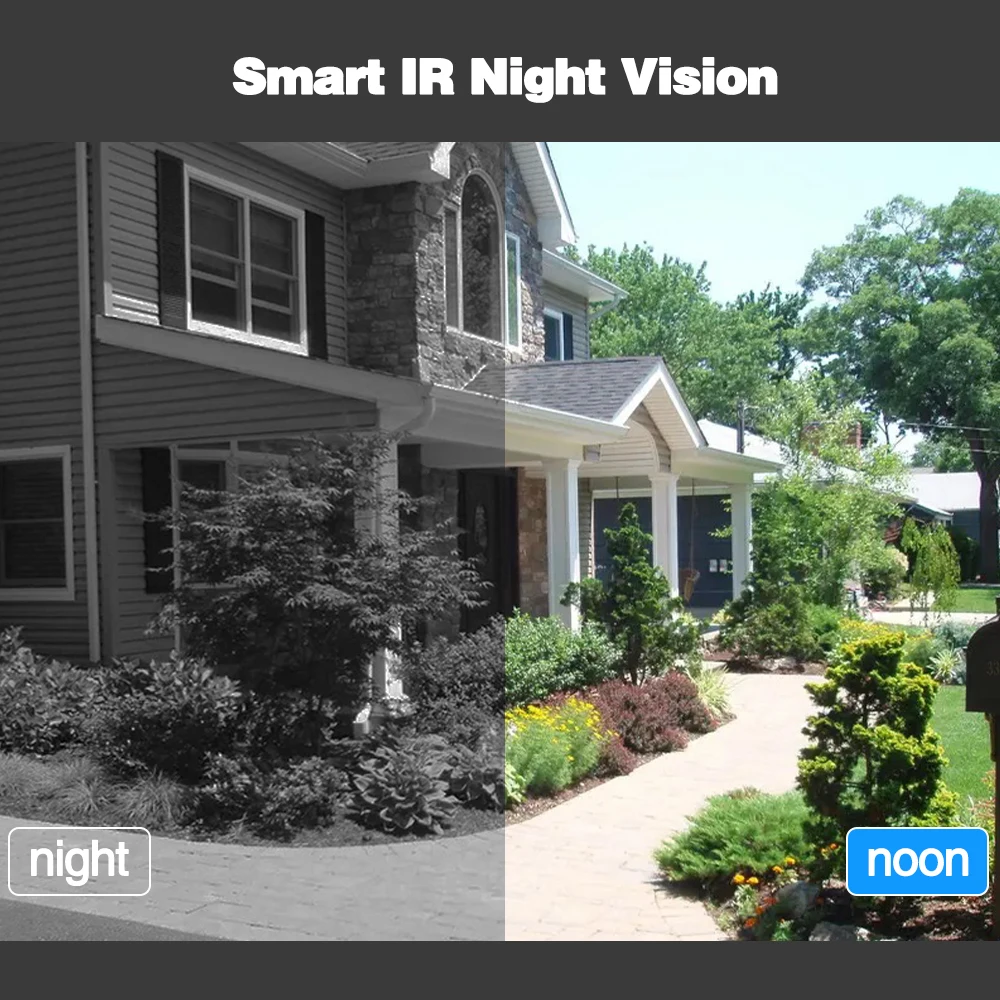 1080P Wireless Security System 8pcs Camera, 8Channel NVR, WiFi IP Surveillance, Hard Drive 2TB Motion Detection 24-7 Recording