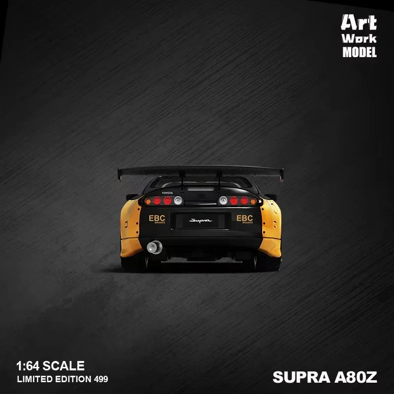 Timemicro x Art work 1:64 Supra A80 Gold Gen4  Diecast Model Car