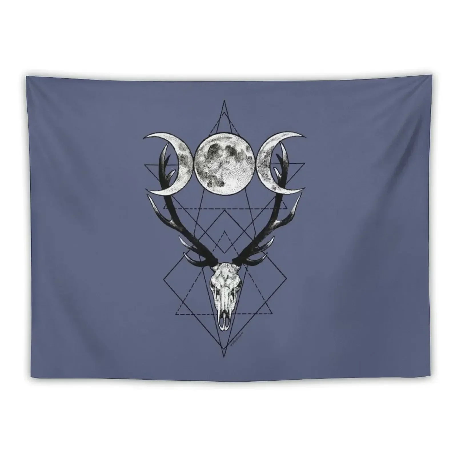 Triple goddess and horned god Tapestry Wall Decor Cute Room Decor Cute Decor Tapestry