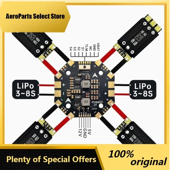 AeroPartsAocoda-RC 70A/80A 3~8S Single ESC Flight Controller for FPV Drones Accessory