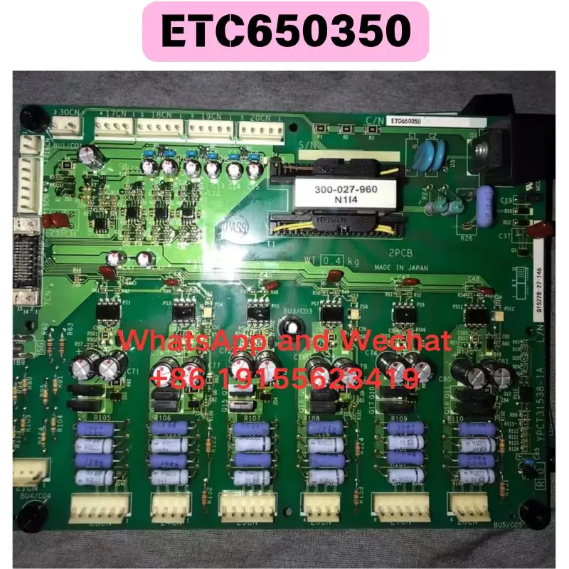 

Б/у блок выпрямителя/инвертора/плата драйвера Yaskawa ETC650350 660В. Функциональный тест ОК.