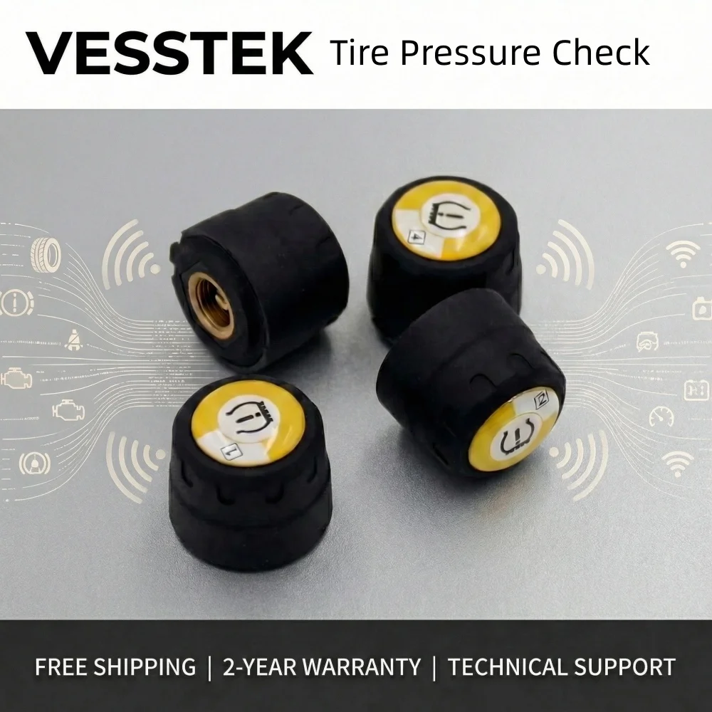 

Инструмент для наружных датчиков давления в шинах VESSTEK V11B для автомобилей | Автомобильная сигнализация с мониторингом в реальном времени и 4 датчиками, Bluetooth 4.0