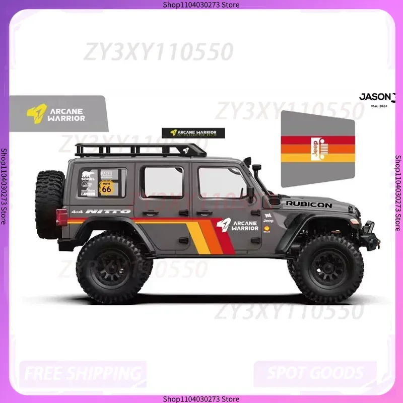 Lello 1/7MK07 CK5811 adesivo simulazione arrampicata RC Wrangler tema adesivo personalizzato impermeabile e resistente all'usura