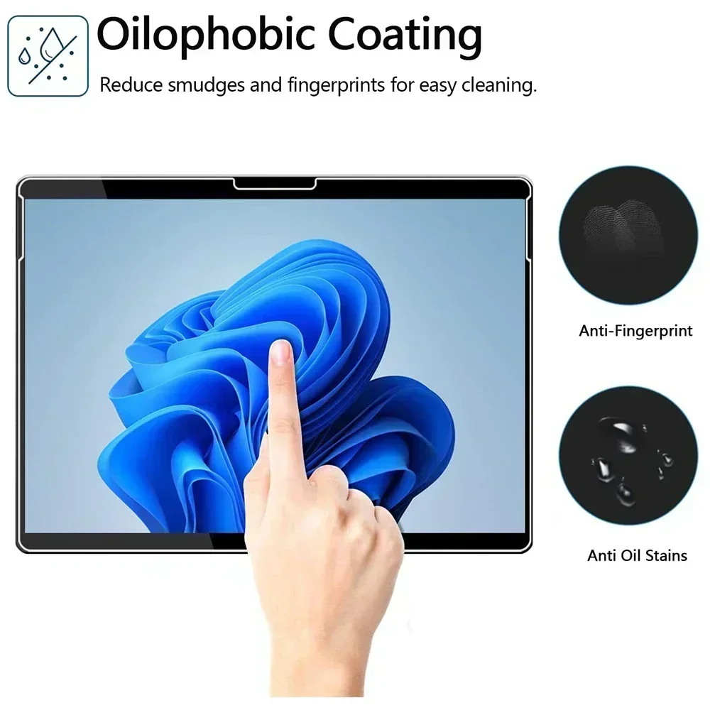 Protector de pantalla de vidrio templado para Microsoft Surface Pro 8, película protectora para tableta de 9X13 pulgadas para Surface Pro 8 9X2020 2021