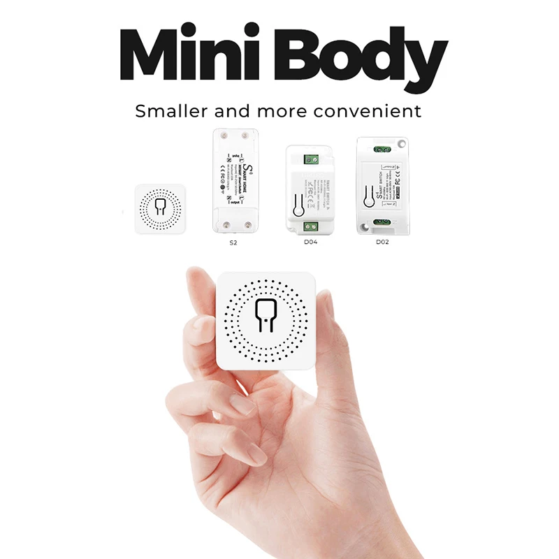 Breaker Switch Module Mini Remote Control Smart Switch Timer Wifi Wireless Switches Tuya Compatible With Alexa Home