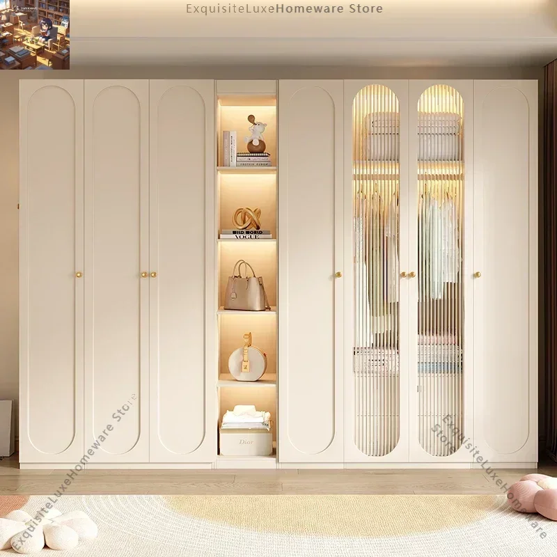 Minimalist Modern Wardrobe Cheap Space Saving Shelves Luxury Display Trendy Shelf Closet Living Room Armario Hotel Furniture