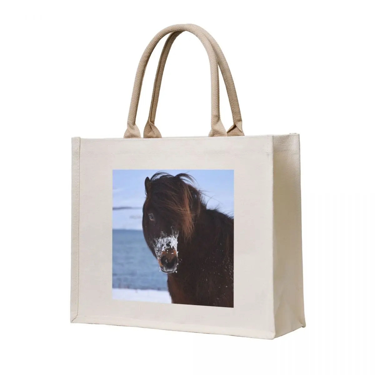 

Snowy nose Tote Bag supermarket folding bag custom fabric bag Handbags tote bags cloth bags