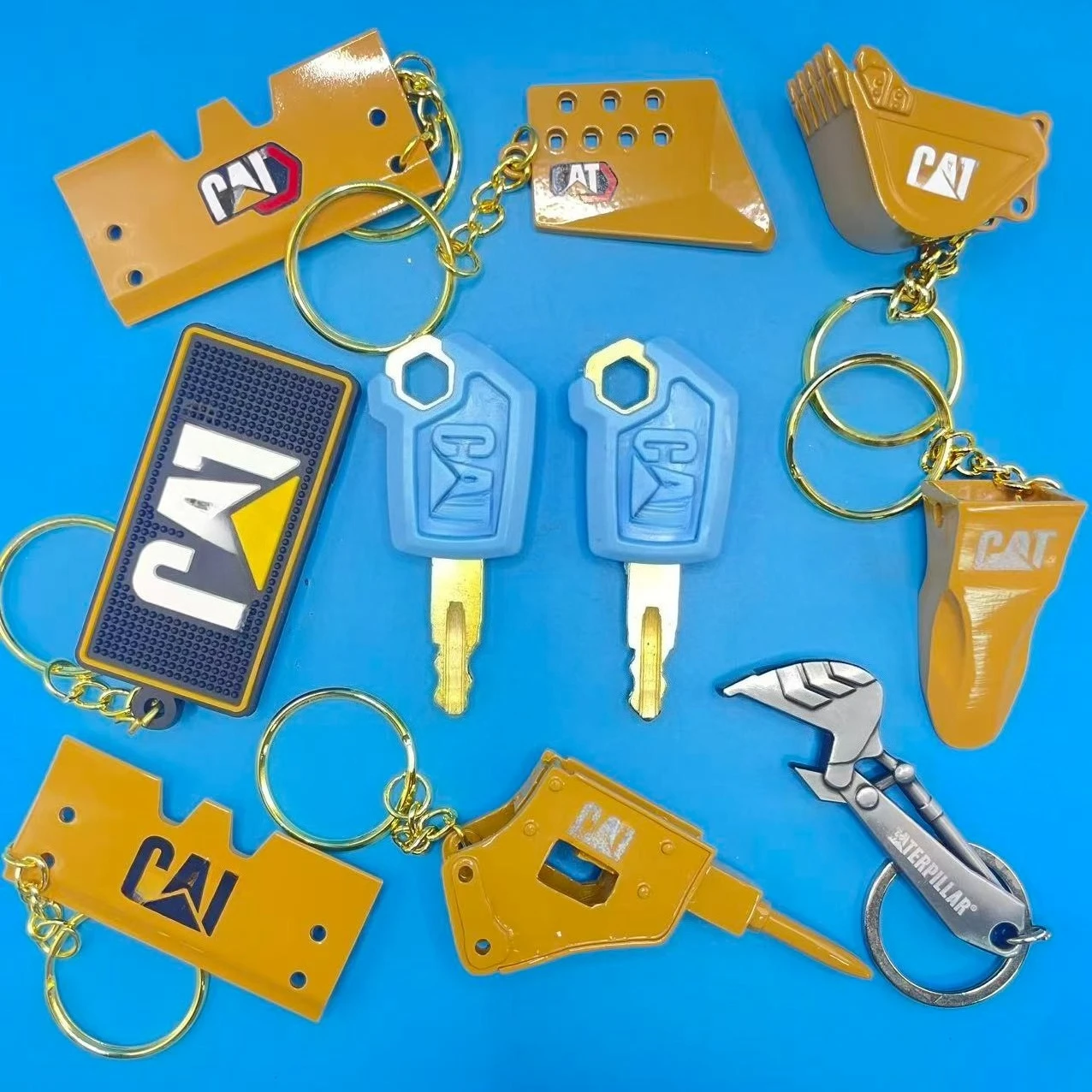 2 قطعة مفتاح إشعال مفتاح ل الأزرق 5P8500 مع المفاتيح المعدات الثقيلة محمل الإشعال دولوزر المعادن والبلاستيك جودة عالية #1