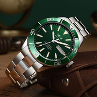 CARNIVAL Dive Watch Luxury Stainless Steel Sport Automatic Mechanical Wristwatch 300M Waterproof NH36 Clock for Men Montre Homme