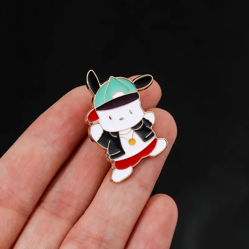 

Sanrio Pochacco Brooch Cartoon Anime Figures My Melody Cute Toys Q Figural Dogs Clothing Decoration Model Children Birthday Gift