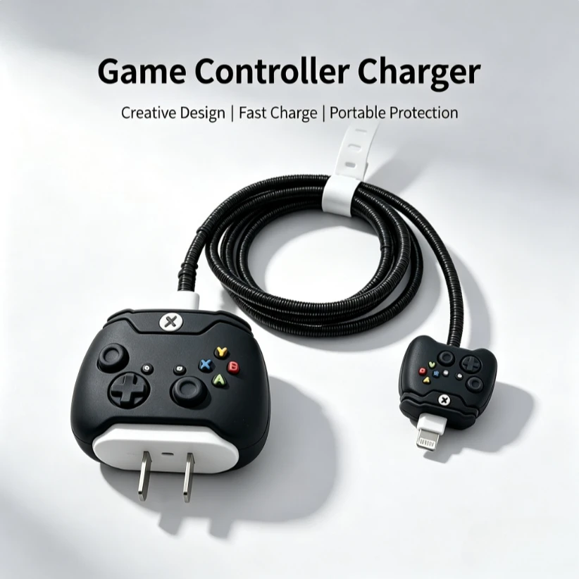 Cartoon Charger Cable Protector Case 18W 20W EU US Charger Cover Anti Break Wind Spiral Cord Winder for iPhone Data Line Sleeve