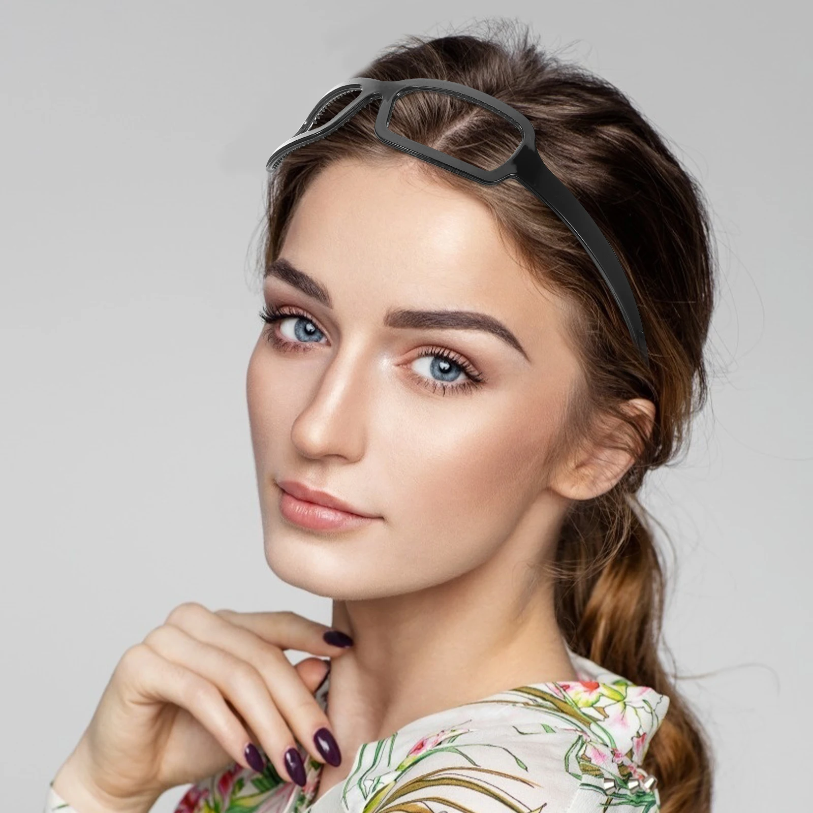 

Resin Headband Sunglasses Lightweight Plastic Women Hair Accessory Stylish Everyday Use Wash Face Makeup Hair Care Styling Tool