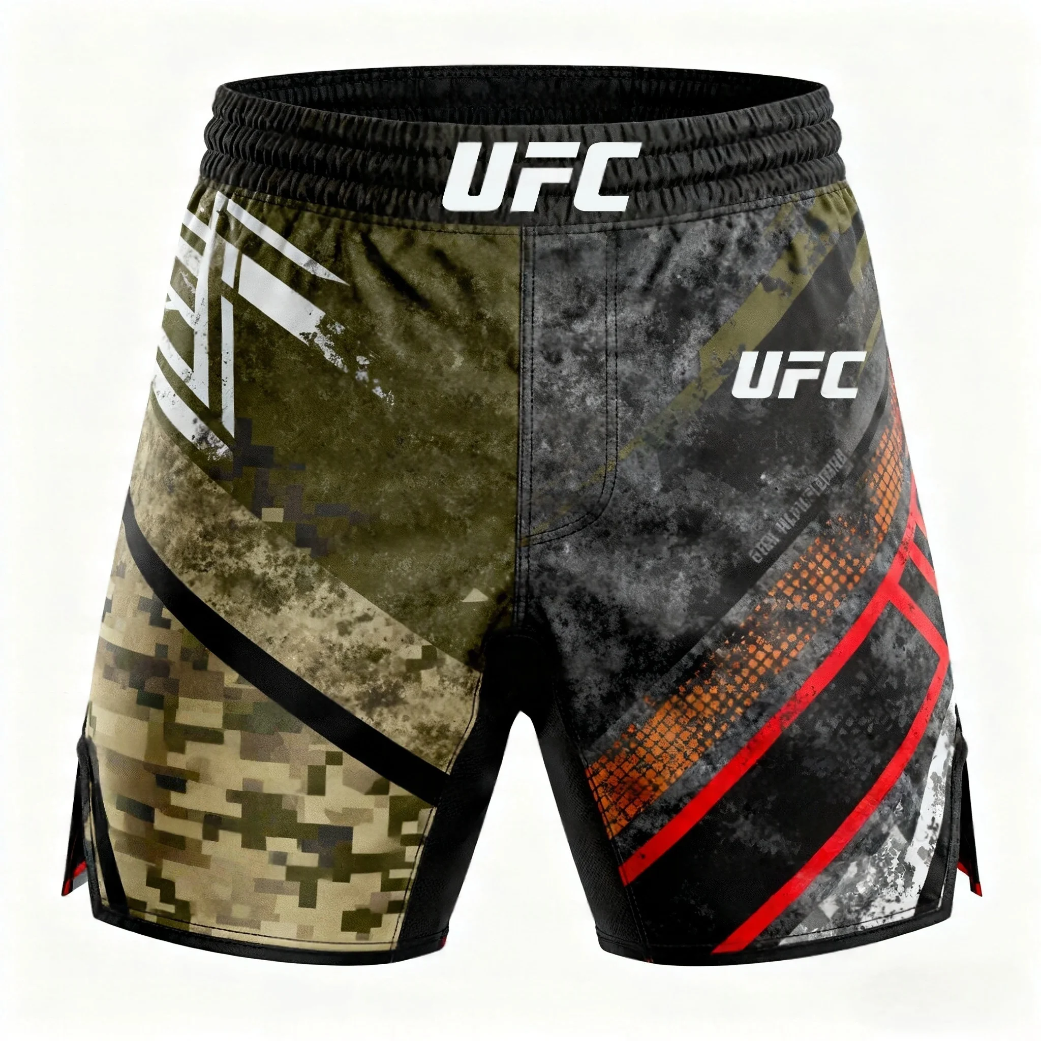 

New Fighting Night Boxing Shorts UFC Oversized Breathable Speed Drying Training Sports Shorts MMA Men Apocalypse Crisis Shorts