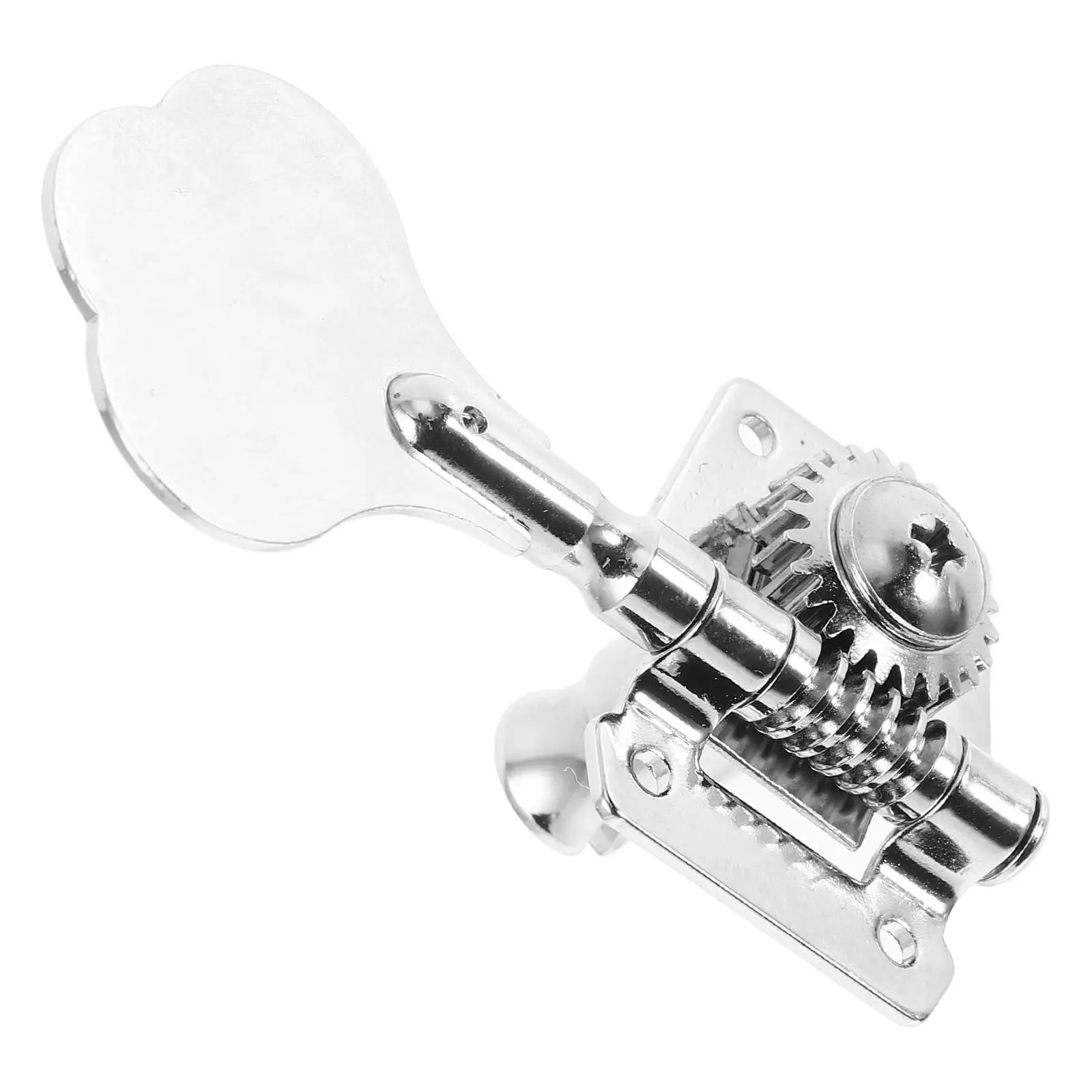 

Bass Knob 1Pc Silver Right Open Pegs Durable Material Wide Compatibility Bass Guitar Accessories Acoustic Guitar